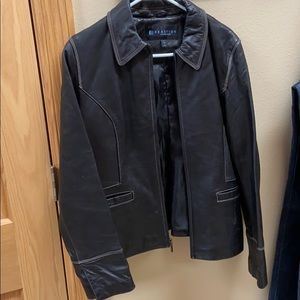 Kenneth Cole Women Size L Leather Jacket